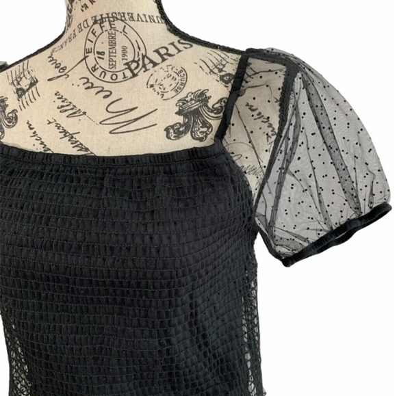 Ambiance women's large crop Blouse - Picture 3 of 6